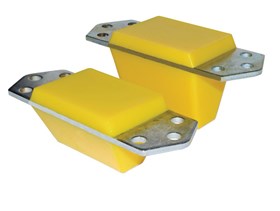 ODBOJNIK MOSTU PRZOD (POLYBUSH) - RRC / ANR4188PY-YELLOW