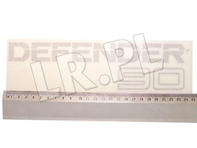 NAKLEJKA DEFENDER 90 TYL SREBRNA BTR1048GEN