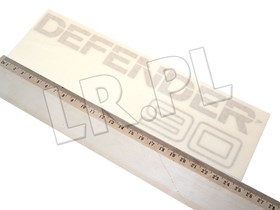 NAKLEJKA DEFENDER 90 TYL SREBRNA BTR1048GEN