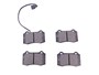KLOCKI HAMULCOWE TYL - JAGUAR S-T / X350 C2C24016BREMBO
