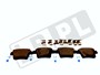 KLOCKI HAMULCOWE TYL - JAGUAR X-TYPE OD C2S48024GEN