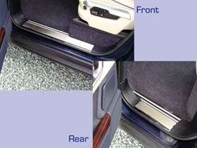 LOWER SILL STEP COVERS BRUSHED DA1073