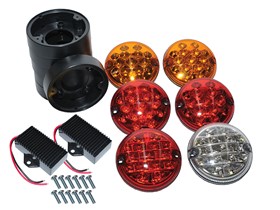 ZESTAW LAMP I KIERUNKOWSKAZOW LED DEFEND DA1143