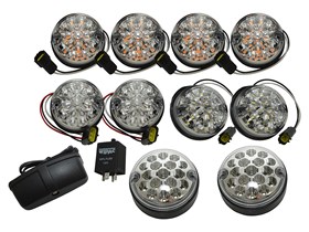 ZESTAW LAMP LED CLEAR DEFENDER DA1291WIPAC