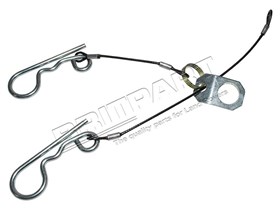 CHAIN TAG AND CLIP LANYARD DA2123A