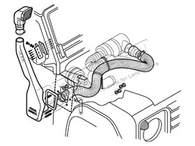 SNORKEL KPL. DEFENDER V8 OD 84 DO 94 (SA DA3025