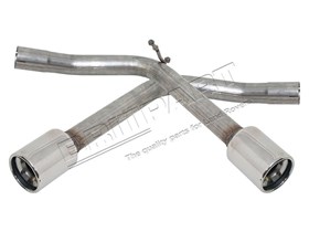 S/S TWIN TAILPIPE KIT DA4397