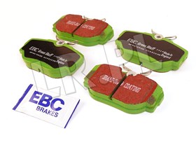 KLOCKI HAMULCOWE TYL - RR P38 / DISCOVER DP61038EBC-GREENSTUF