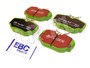 KLOCKI HAMULCOWE TYL - RR P38 / DISCOVER DP61038EBC-GREENSTUF