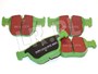 KLOCKI HAMULCOWE PRZOD - RR L322 DO 2005 DP61463EBC-GREENSTUF