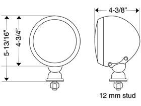 LAMPY PRZECIWMGIELNE KC HILITES 5" CHROM KC486