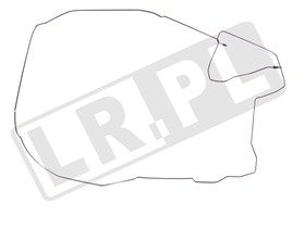 PRZEWOD HAMULCOWY POD NADWOZIEM TYL PRAW LR013857GEN