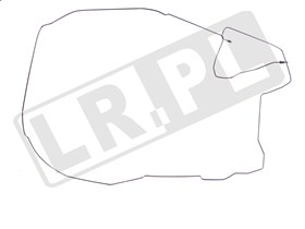 PRZEWOD HAMULCOWY POD NADWOZIEM TYL PRAW LR013857GEN