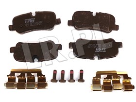 KLOCKI HAMULCOWE TYL - DISCOVERY 3 / RR LR021316TRW