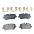 KLOCKI HAMULCOWE TYL RR L405 / RR SPORT LR162042BREMBO