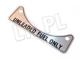 NAKLEJKA UNLEADED FUEL PRZY WLEWIE PALIW NTC2914GEN