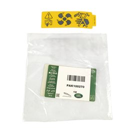 NAKLEJKA INFORMACYJNA WENTYLATORA POD MA PAK100270GEN