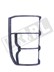 OCHRANIACZE LAMP TYL - DISCOVERY 4 VPLAP0009GEN