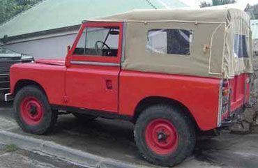 Plandeka (okap / kaptur) LR 88 khaki - 331113AG