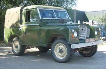 Okap przestrzeni ładunkowej (kaptur) SII 88 / SIIA 88/ SIII 88 1958 - 84 pick up SWB 3/4 kolor khaki  - 331371AG