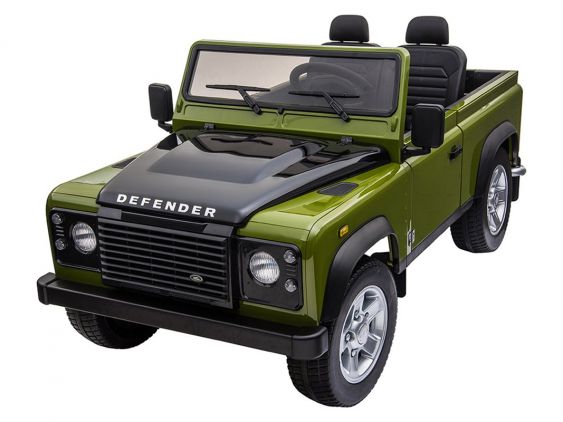 Samochód elektryczny LR Defender dla dzieci - zielony - DA1653