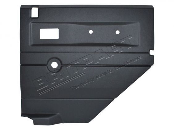 Tapicerka drzwi tylnich Defender czarna prawa szyby manualne - DA2480