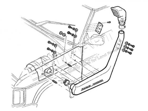 Snorkel Safari - Land Rover Discovery 1 200 TDi 1990 - 1994 - DA3015