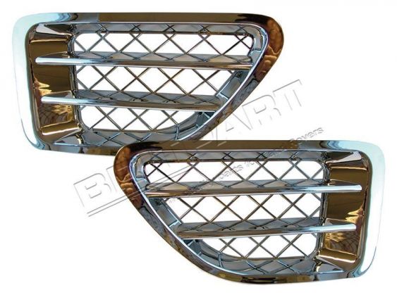 Wlot powietrza na błotniku chrome (para) RR Sport 2005 - 2009 - DA3352