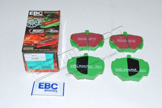 Klocki hamulcowe tył - RRC / Discovery / Defender 90 (bez czujnika) - EBC (Green Stuff) - DA4485