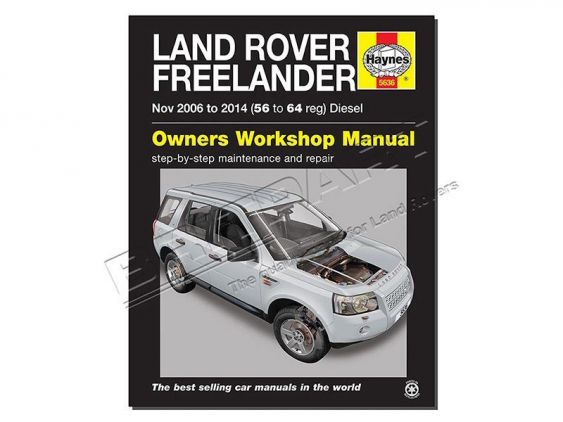 Książka serwisowa Land Rover Freelander Diesel od listopad 2006 do 2014  - DA4588