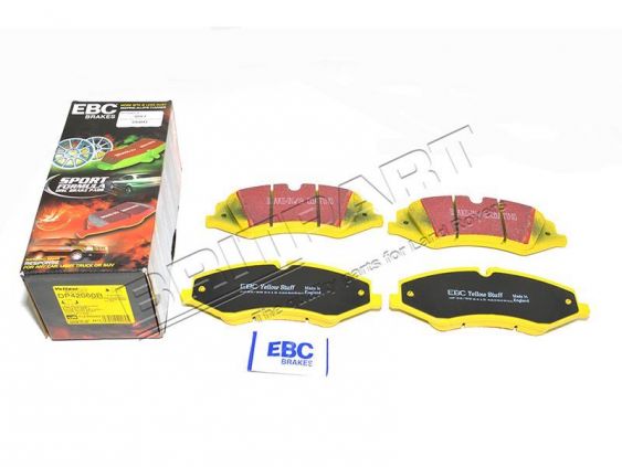 Klocki hamulcowe przód EBC Yellow Stuff Discovery 4 / RR L405 / RR Sport 2010 od LR026221 z zaciskami brembo - DA4843