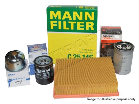 Zestaw filtrów premium - RR Sport 2,7 diesel od 2007 (VIN: od 7A000001) (+ korek spustowy) - OEM - DA6048PG