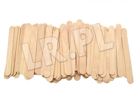Raptor szpatułki drewniane do mieszania 100 sztuk  - DA6398