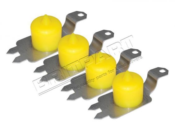 Zderzaki podwozia bump stop żółte poliuretan 60 mm  - DC7012