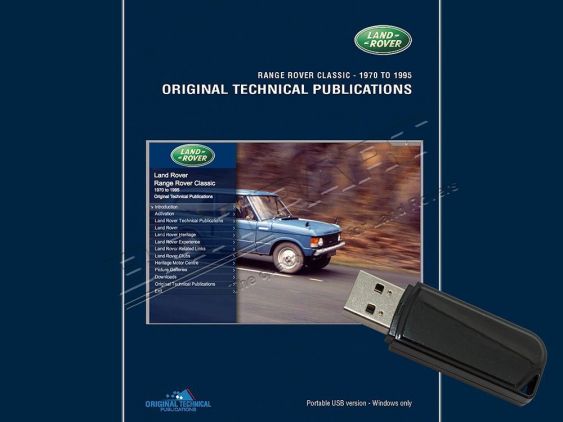 Usb DTP Range Rover Classic 1970 to 1995 - LTP3002USBG