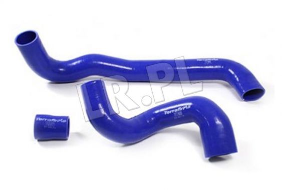  Komplet rur silikonowych turbo i intercooler 2,7 diesel V6 Discovery 3 / Discovery 4 / RR Sport (niebieskie) - TF740