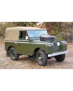 Plandeka (okap / kaptur) LR Seria 88 1958 - 84 khaki bez okien - 331110AG