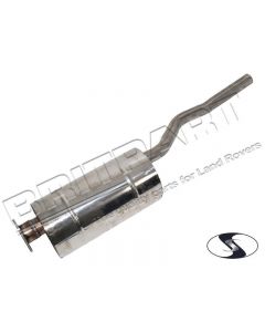 Tłumik końcowy nierdzewny (silencer) silniki 4 cylindrowe LR Seria 1954 - 1984 / Station Wagon 2,25 do 1964 - 562731SS