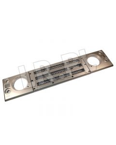 Maskownica chłodnicy / reflektorów srebrna z czarna kratka Defender (facelift kit) - BA3552