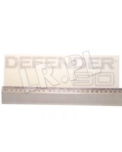 Naklejka "Defender 90" tył srebrna - BTR1048GEN