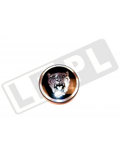 Zaślepka felgi alu Jaguar S-Type / X350 / X-T / XK8 srebrno - zielona logo - C2C30080GEN