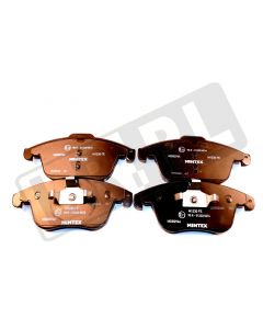 Klocki hamulcowe przód do tarczy 326 mm Jaguar - C2C39929MINTEX