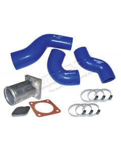 Zaślepka zaworu EGR TD5 Defender (zestaw z rurami silikonowymi, uszczelką, obejmami zaciskowymi) - DA1109DEF