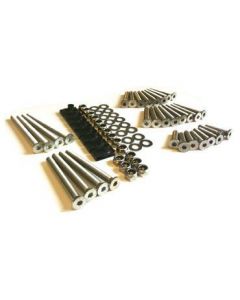 Zestaw śrub zawiasów drzwi przód+tył Defender nierdzewne - DA1133