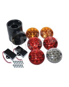 Zestaw lamp i kierunkowskazów LED Defender NAS - DA1143