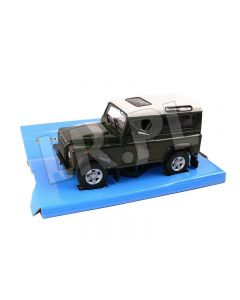 Model samochodu Defender (1:24) Niebieski + biały dach - DA1150