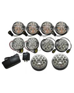Zestaw lamp LED clear Defender - DA1291WIPAC