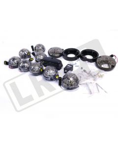 Zestaw przyciemnianych lamp clear LED Defender wipac - DA1577