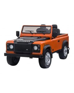 Samochód elektryczny LR Defender dla dzieci - pomarańczowy - DA1652
