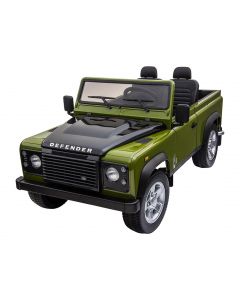 Samochód elektryczny LR Defender dla dzieci - zielony - DA1653